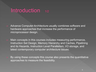 Integrating research and e learning in advance computer architecture | PPT