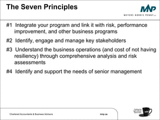 Often focus is on compliance vs. competitive advantage