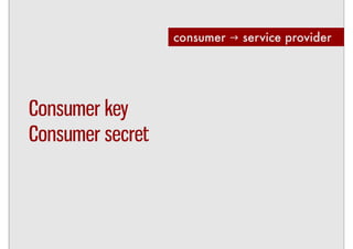 Integrating services with OAuth