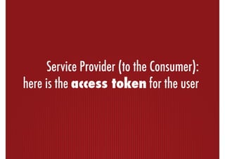 Integrating services with OAuth