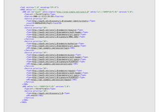Integrating services with OAuth
