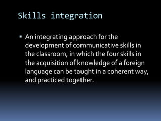 Integrating Skills Growing Talents | PPTX