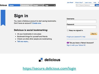 https://secure.delicious.com/login
 