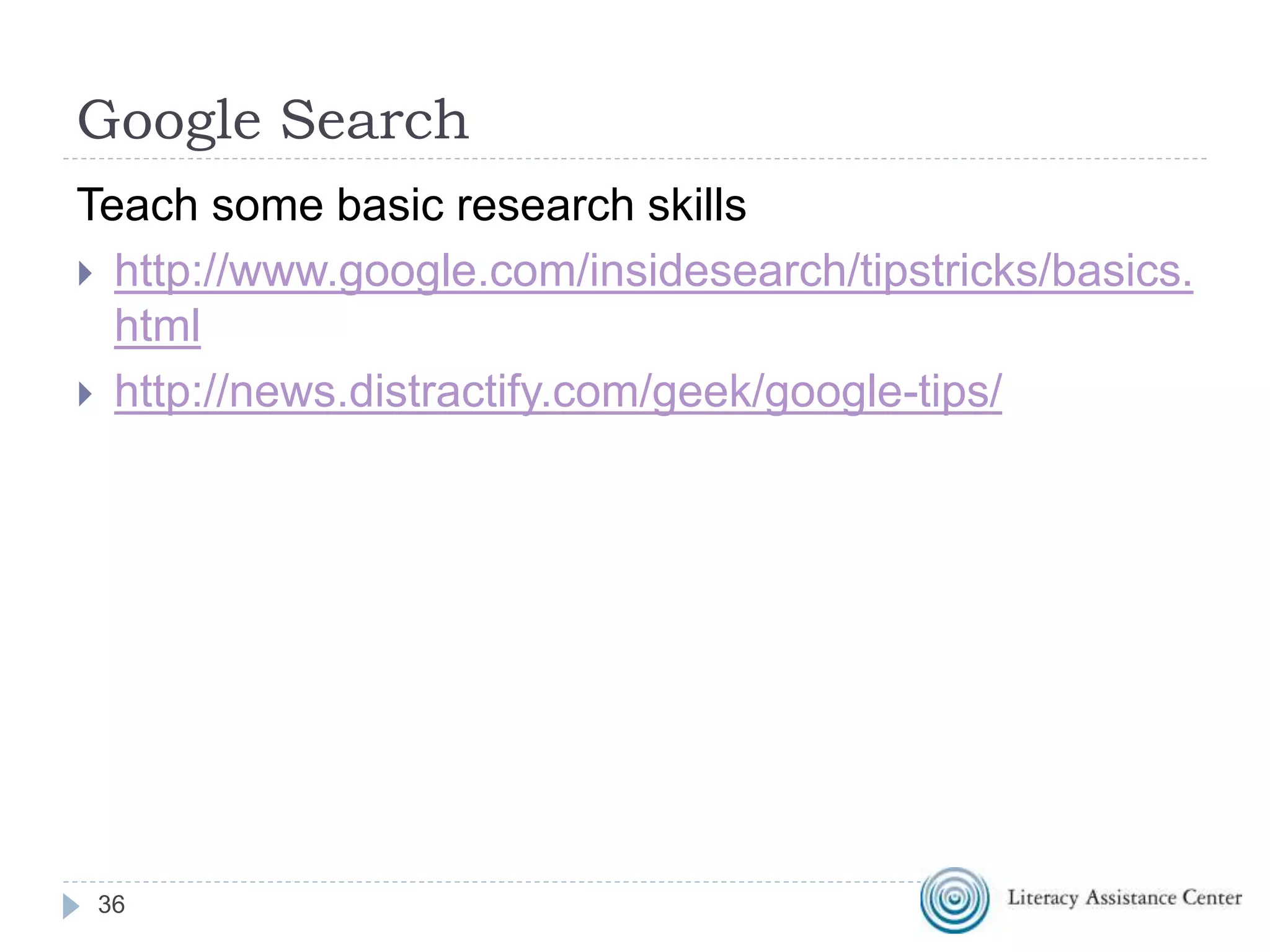 Weebly Website Example
36
 http://www.lacnyc.org
 http://www.lacnyc.org/tech
 Password: crocodile39
 