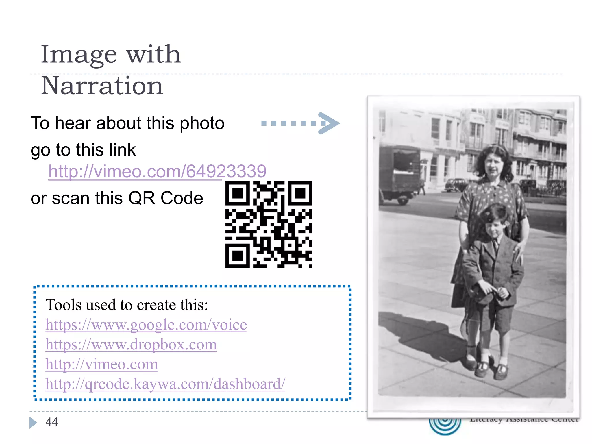 QR Codes in Education
44
 