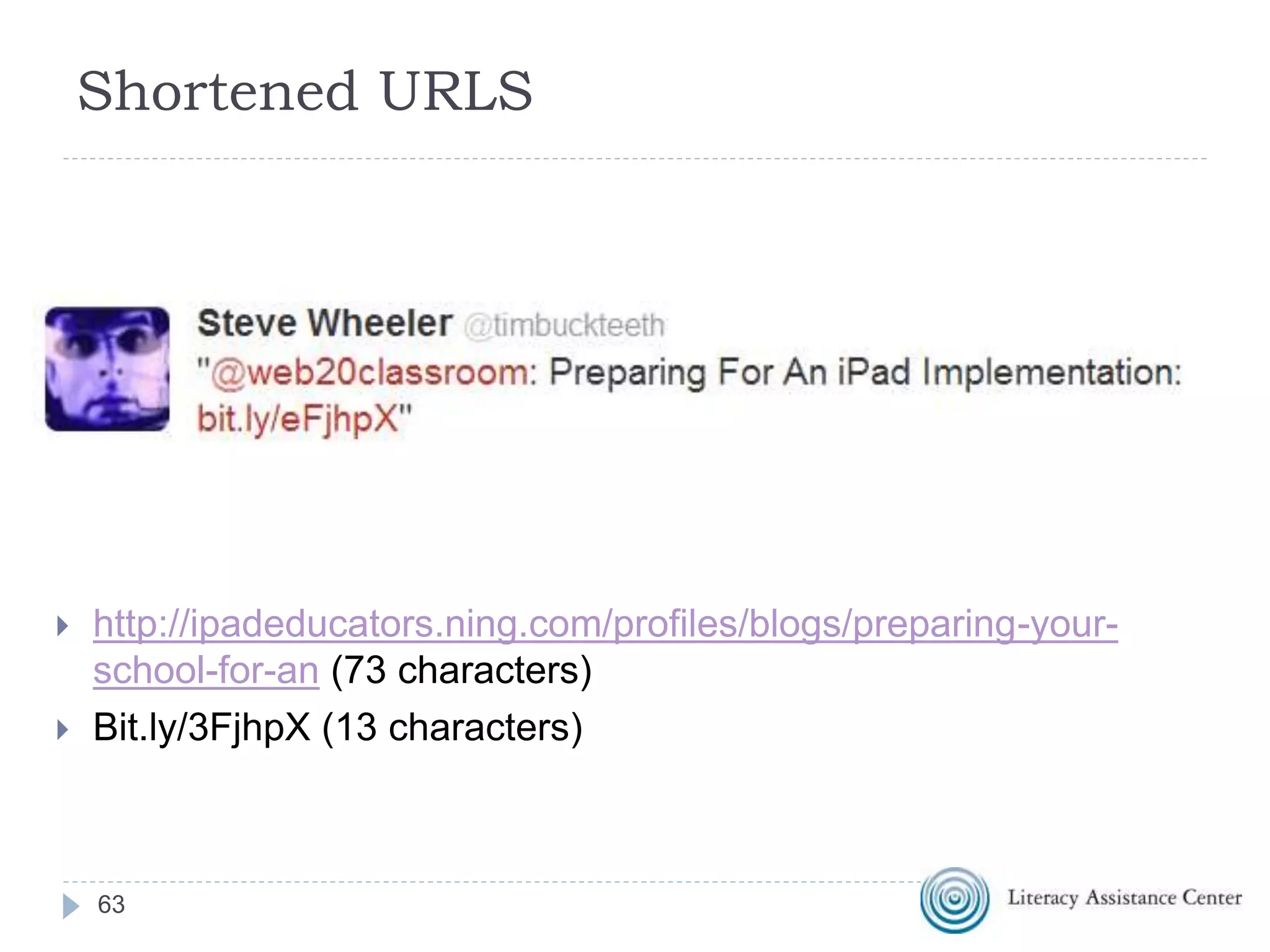 Anatomy of a Good Tweet
6363
 