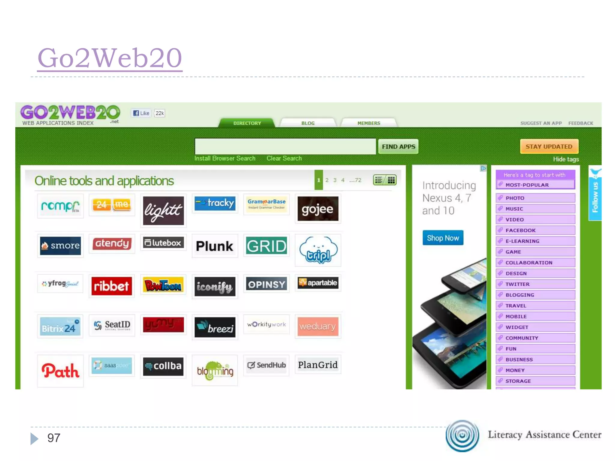 Technology Tools For Teaching & Learning
97
 