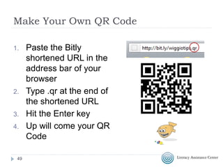 Shortening Links
49
You can use BitLy to
shorten URL’s without
creating an account
https://bitly.com/
49
 