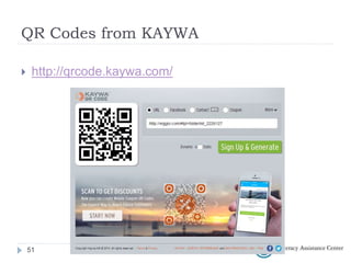 Uh oh, Bitly
doesn’t make
QR codes
anymore….
now what?
51
 