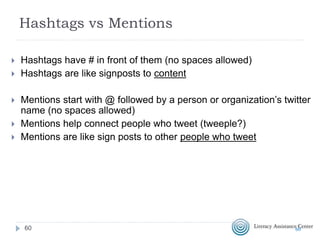 HashTags
 #AdultEd  # EdTech
6060
 