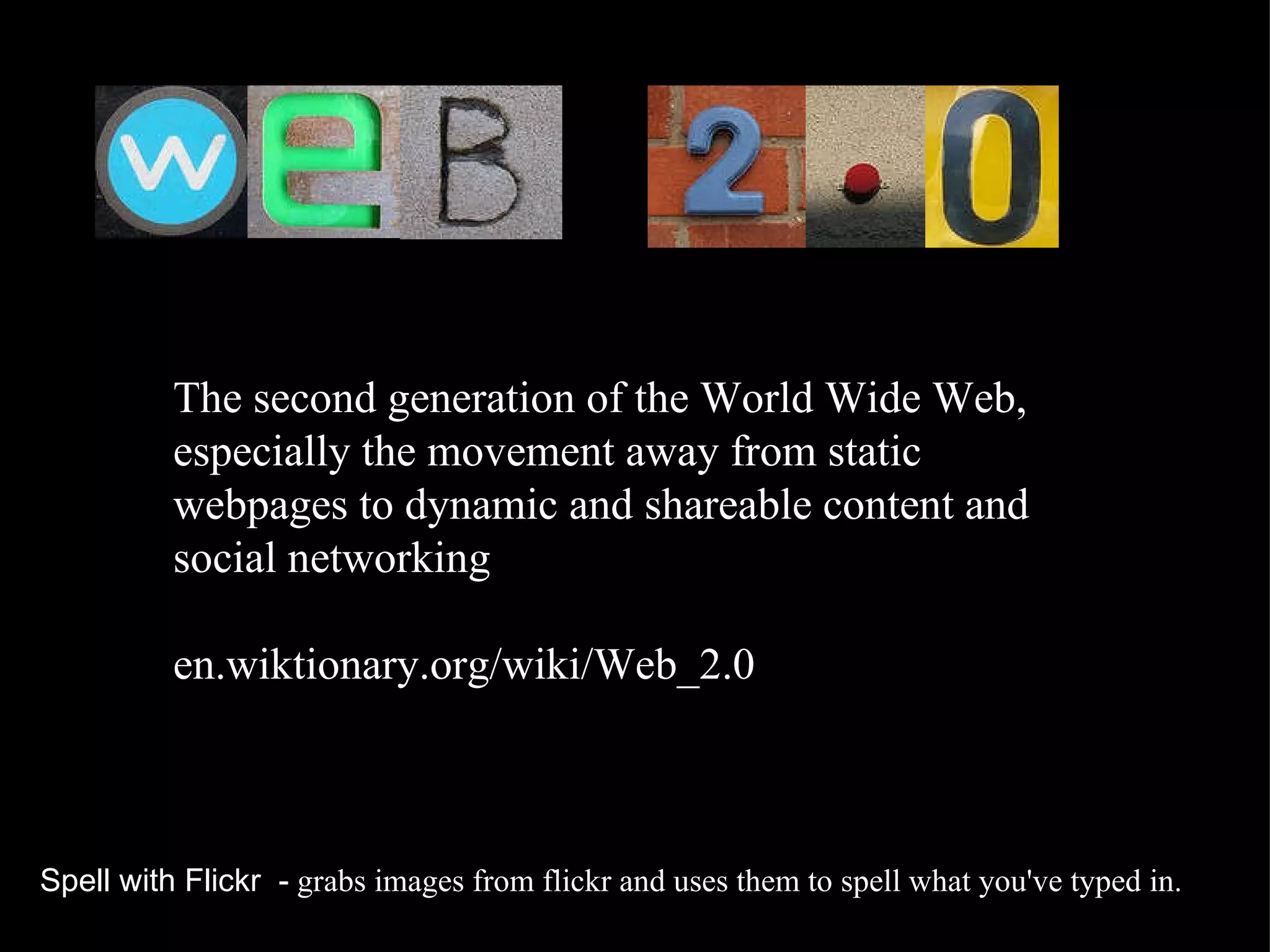 WEB 1.0 The Read Only Web 