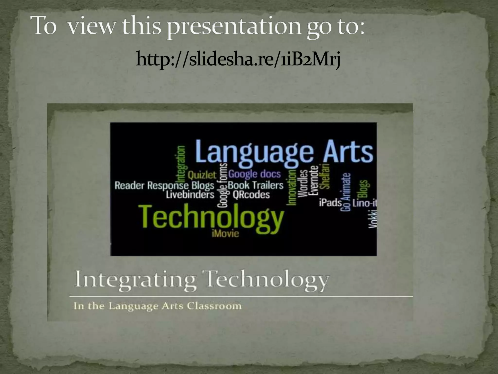 Integrating Technology in the Classroom 2014