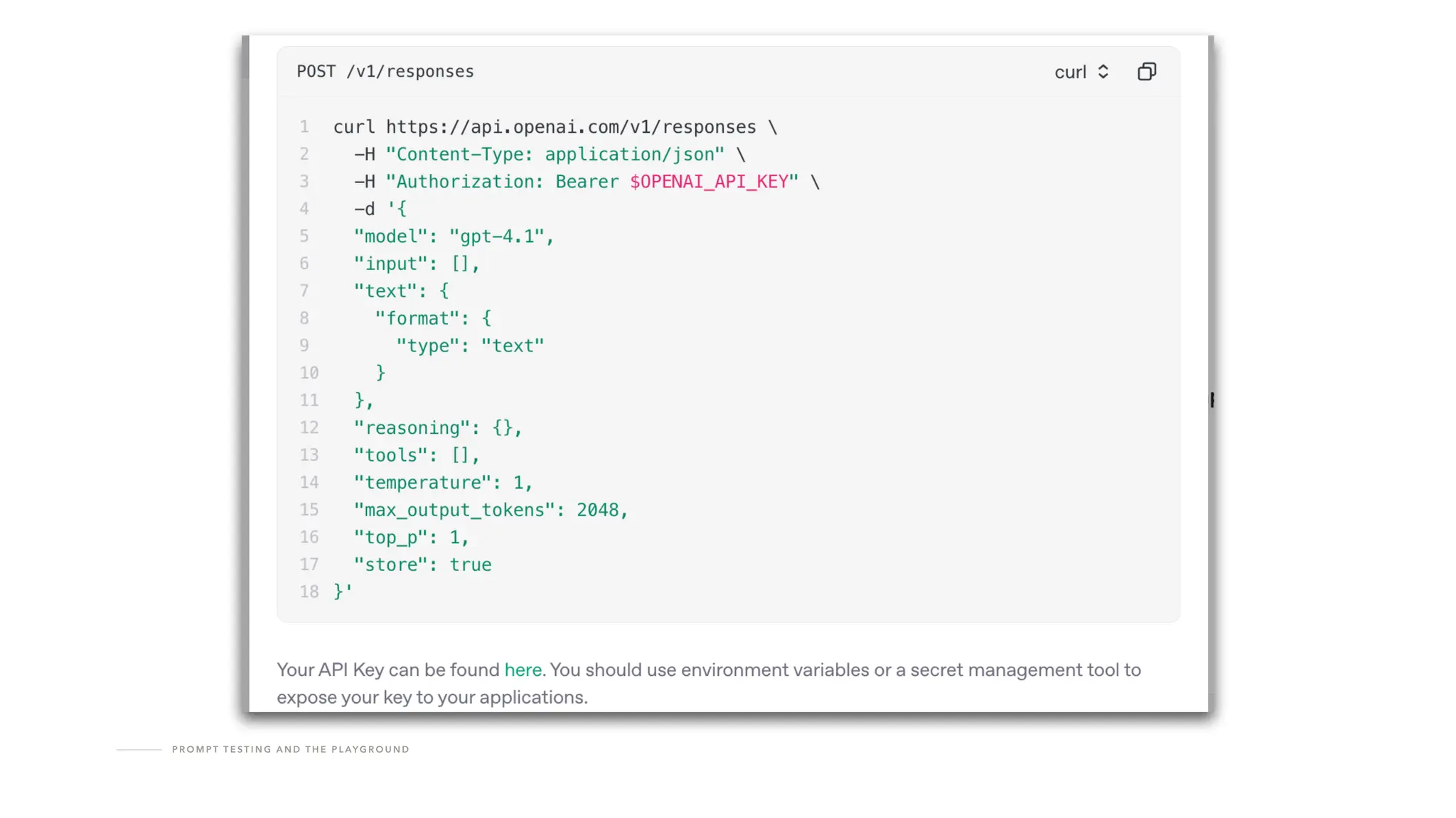 P R O M P T T E S T I N G A N D T H E P L AY G R O U N D
 