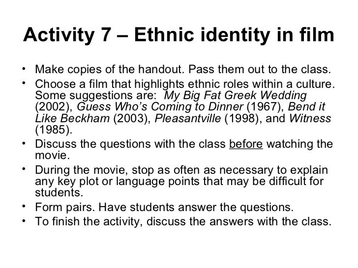 Ethnic Identity