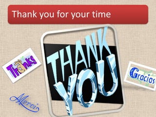 Thank you for your time
 