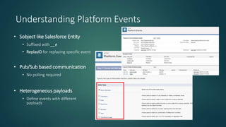 Integrating with salesforce using platform events | PPTX