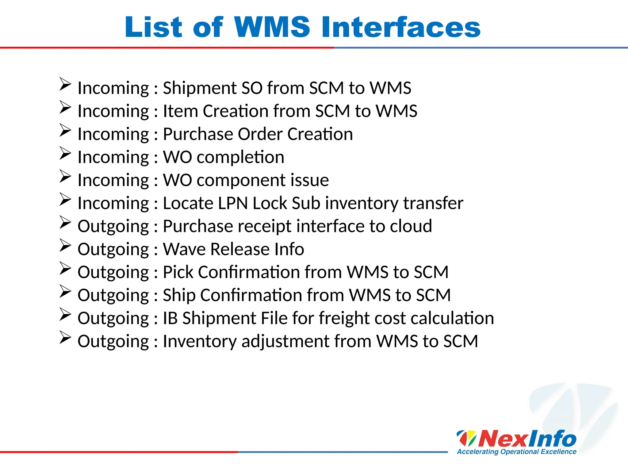Integrating WMS Cloud with SCM Cloud | PPTX