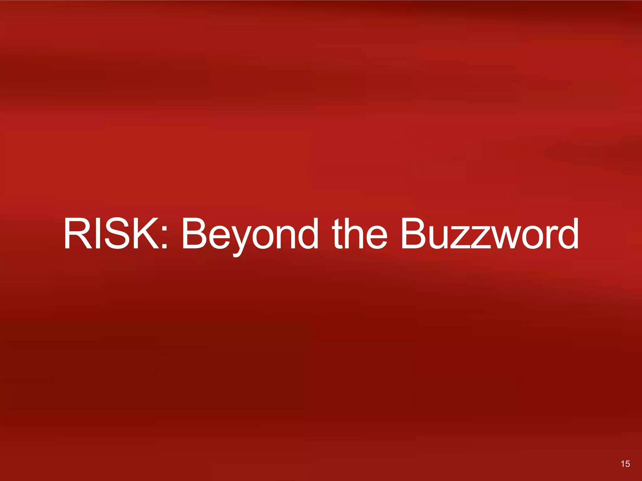 Complexity and Risk: Effective Business Community Management through Integration
