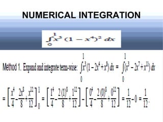 Numerical Integration | ODP