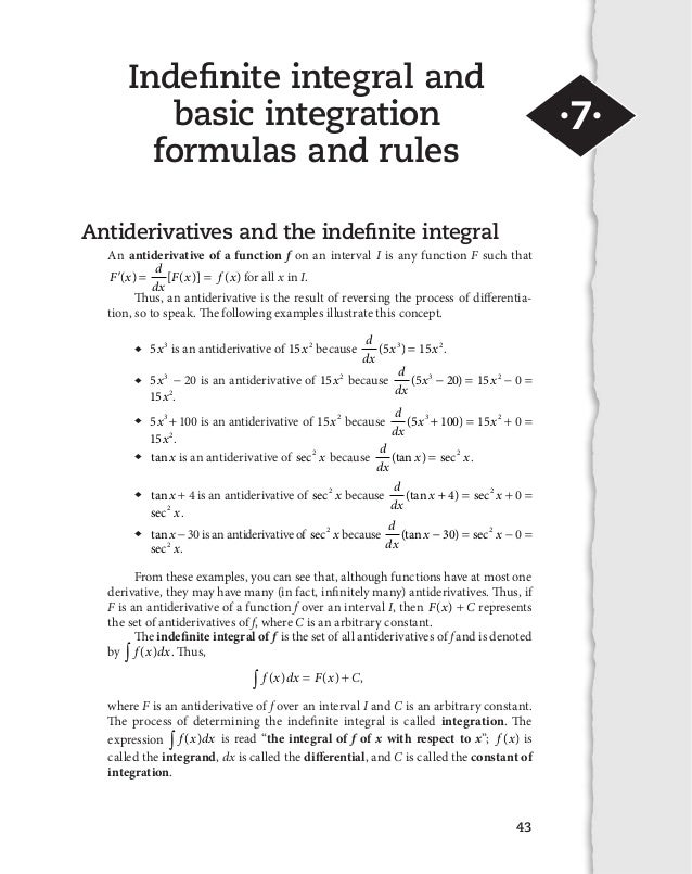 Integration