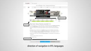 direction of navigation in RTL-languages
 