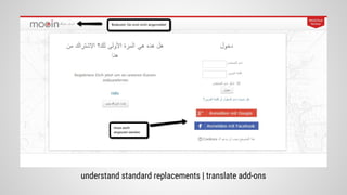 understand standard replacements | translate add-ons
 