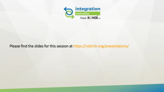 Please find the slides for this session at https://robrich.org/presentations/
 