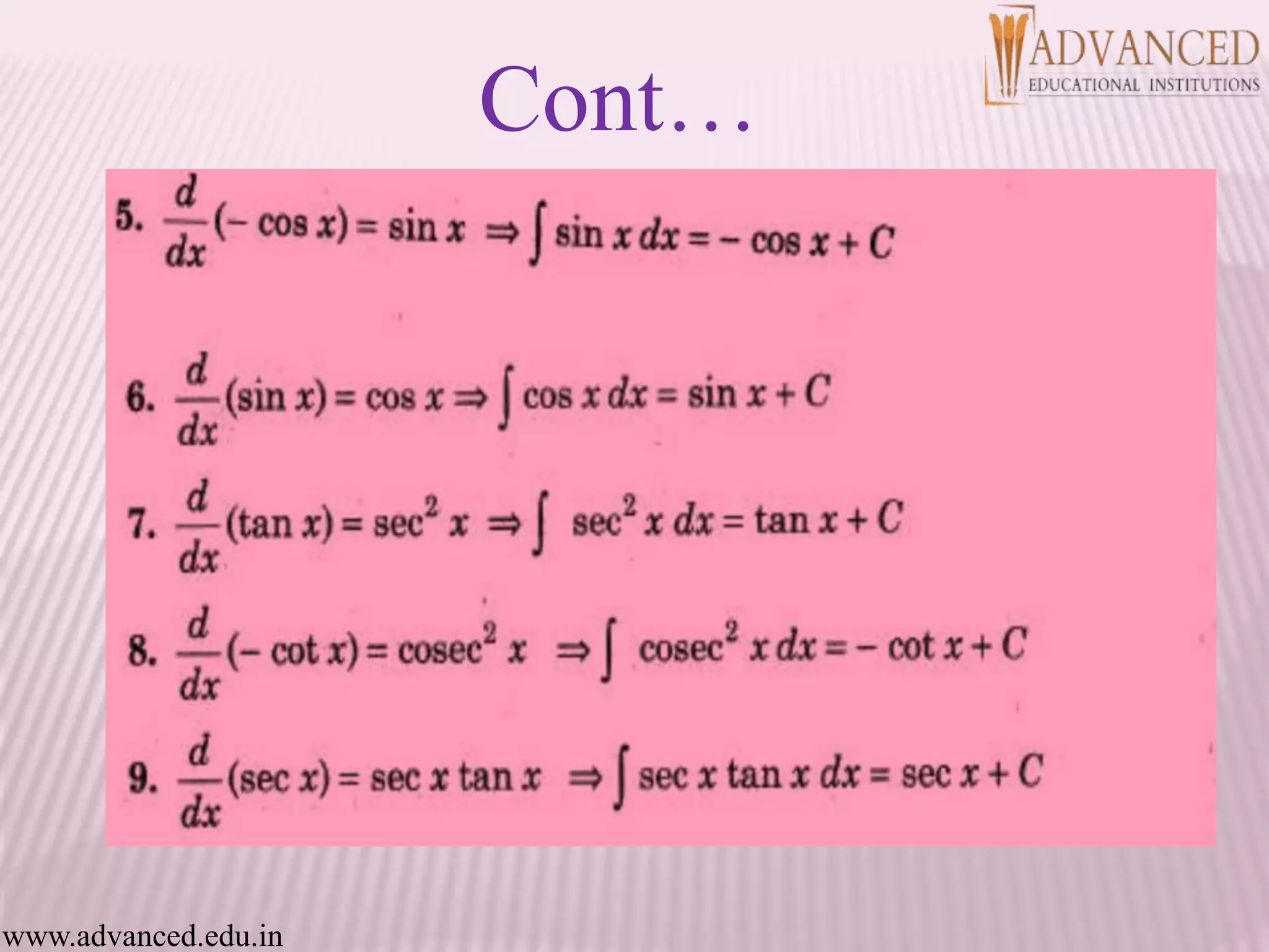 Cont…
www.advanced.edu.in
 