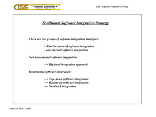 Integration test | PPT