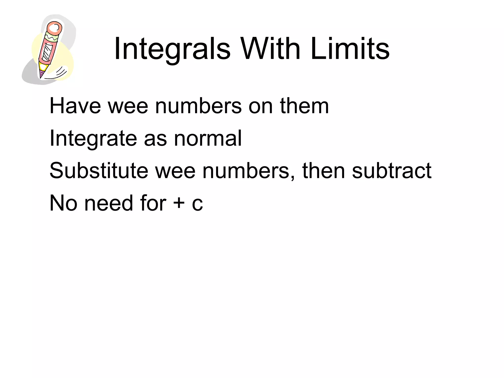 Integration with limits | PPT