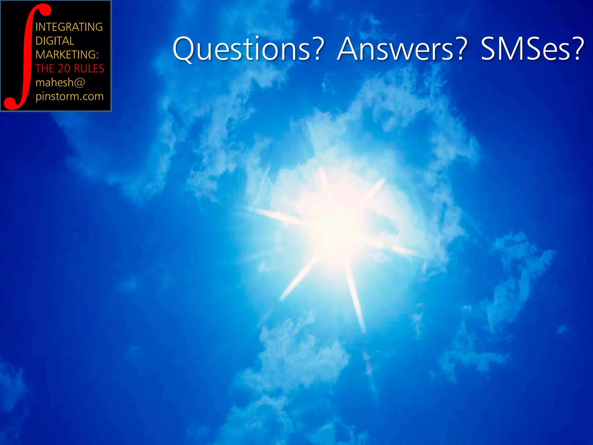 Integration Across Digital