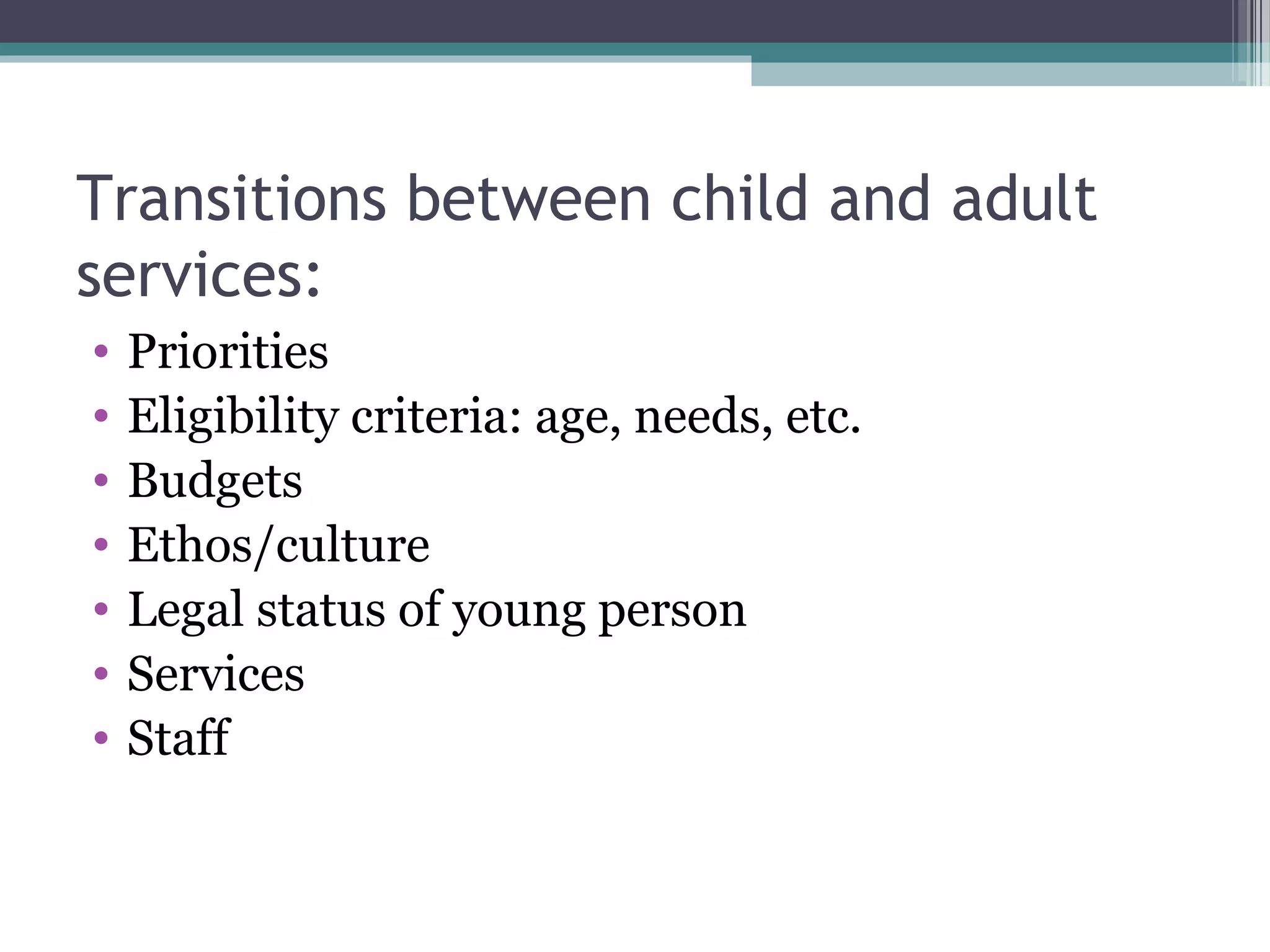 Integration and transitions powerpoint stf | PPT