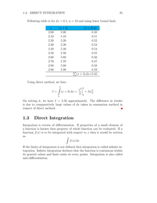 1.1. CONTINUOUS SAMPLING 7
Substituting the value of y1[n] in to above equation, we have
y[n] =
ℑ2
(1 − p0ℑ)(1 − p1ℑ)
x[n] (1.2)
Here ℑ is integrator. ℑ1
is meant as integrated by once. Similarly, ℑ2
is
meant as integrated by twice.
Solved Problem 1.1 In a feed-backed integrator as shown in below figure,
find the algebraic solution of this operation.
Solution
+
p
ℑ
x[n] y[n]
The algebraic solution of this block diagram is
(p y[n] + x[n])ℑ = y[n]
On simplification, we have
y[n]
x[n]
=
ℑ
1 − pℑ
We know that 1
1−pℑ
is solution of infinite long geometric series with common
ratio of pℑ where |pℑ| < 1. So, this solution can be written as
y[n]
x[n]
= 1 + pℑ + p2
ℑ2
+ p3
ℑ3
+ . . .

ℑ
This is algebraic solution of the above block diagram.
 