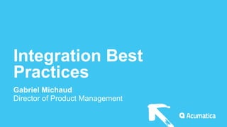 Integration Best Practices | PPTX