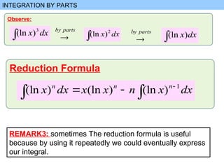 Comprehensive Techniques of Integration: Integration by Parts and ...
