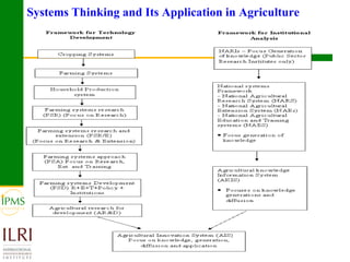 Integrating innovation systems perspective and value chain analysis into agricultural R4D: issues and challenges