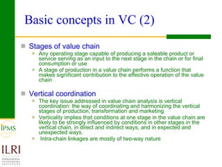 Integrating innovation systems perspective and value chain analysis into agricultural R4D: issues and challenges