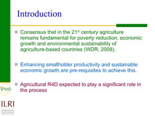 Integrating innovation systems perspective and value chain analysis into agricultural R4D: issues and challenges