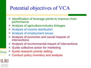 Integrating innovation systems perspective and value chain analysis into agricultural R4D: issues and challenges
