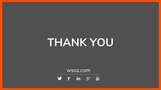 THANK YOU
wso2.com
 
