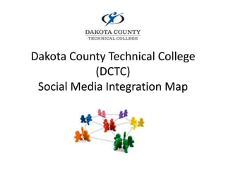 Dakota County Technical College
            (DCTC)
 Social Media Integration Map
 