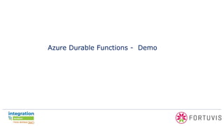 Azure Durable Functions - Demo
 