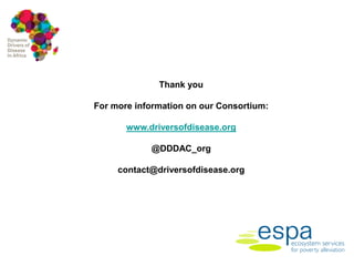 Dynamic drivers of disease in Africa: Integration of participatory research