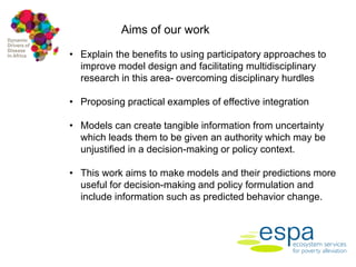 Dynamic drivers of disease in Africa: Integration of participatory research