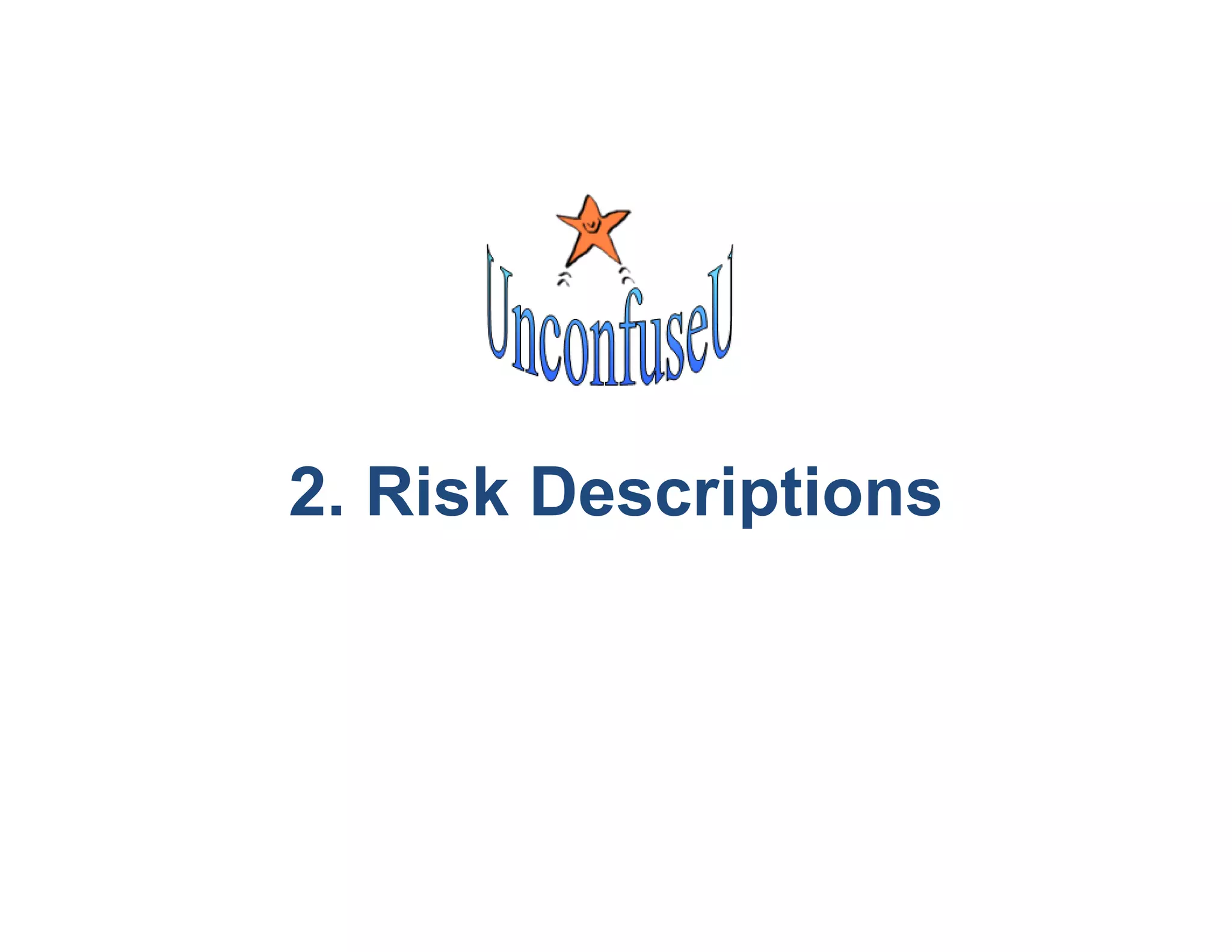 2. Risk Descriptions
 
