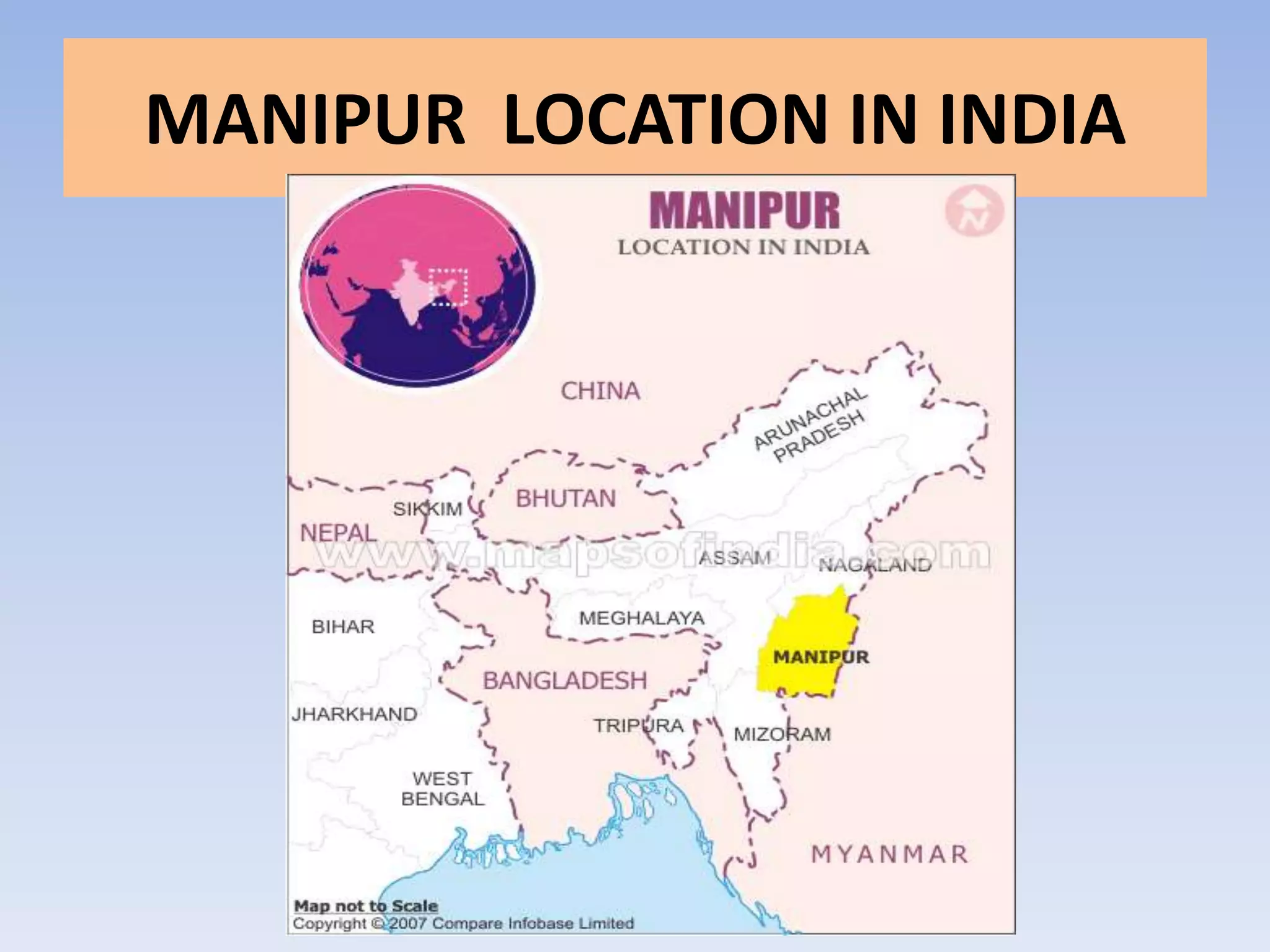 MANIPUR LOCATION IN INDIA
 