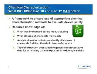 Integration of Risk Assessment and Chemical Characterization (MD&M Minn ...