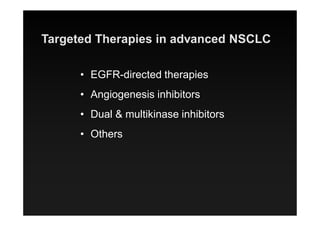 Integration Of Targeted Therapies With Radiation Lung Cancer | PDF