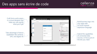 Des apps sans écrire de code
 