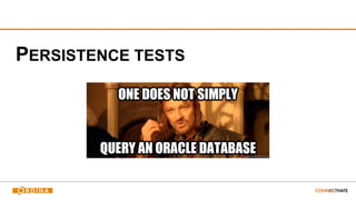 PERSISTENCE TESTS
 